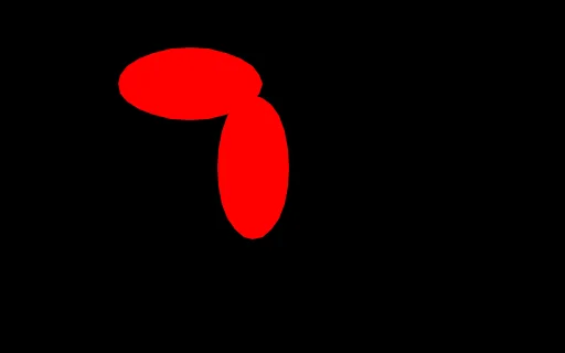 The Ovals turn Red when they touch