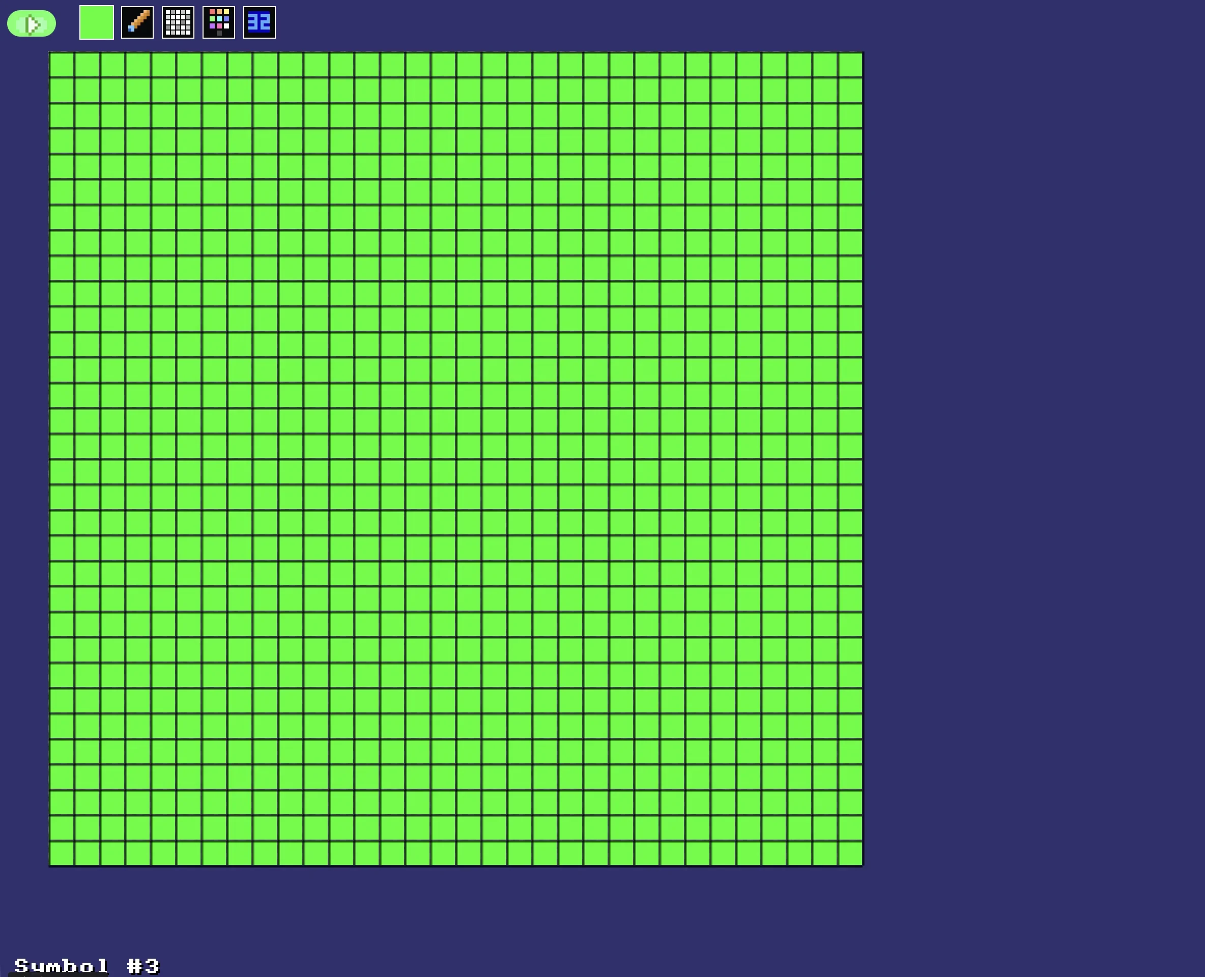 I just filled it all green!