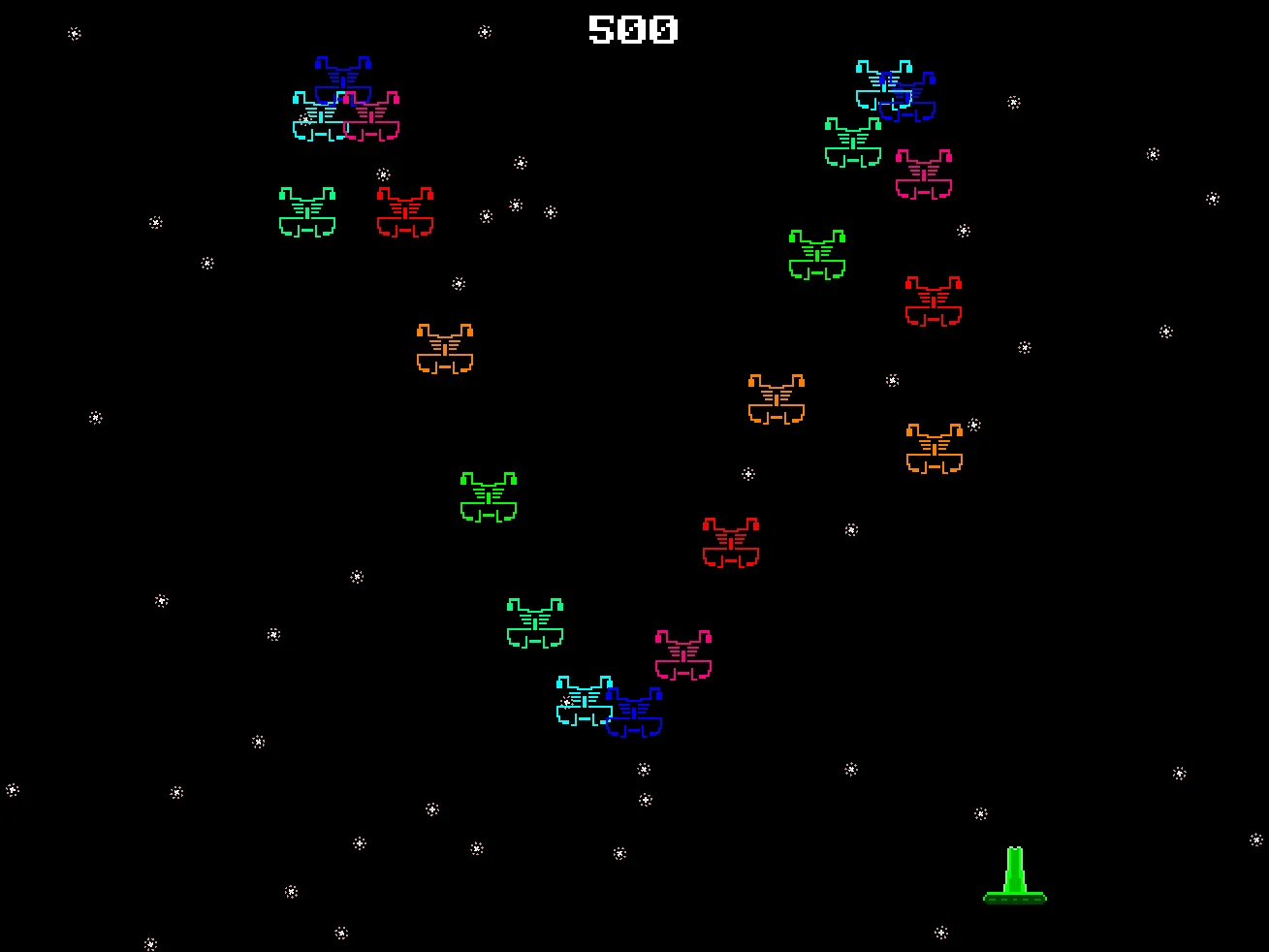 A more varied pattern.