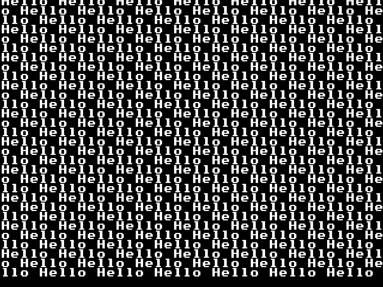 It looks OK when it's frozen in time!