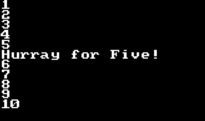 Only Five gets a special shout out!