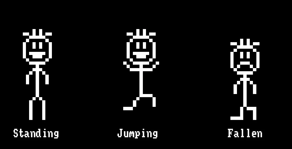 Standing, Jumping, Fallen