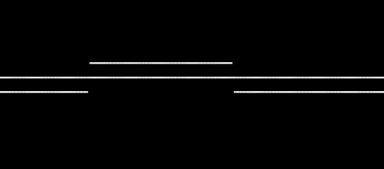Plotting three lines of dots, depending on their position.